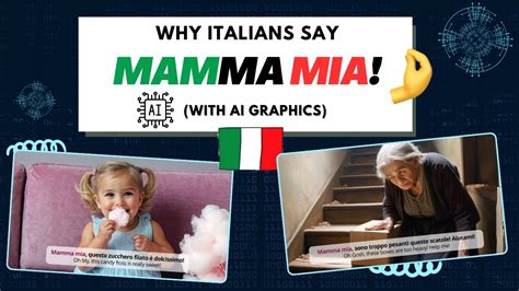 do italians say mamma mia.